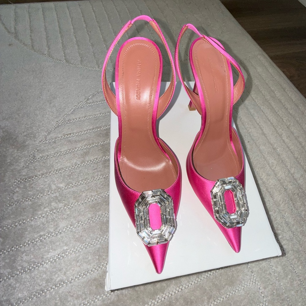Amina Muaddi Camelia Sling 105